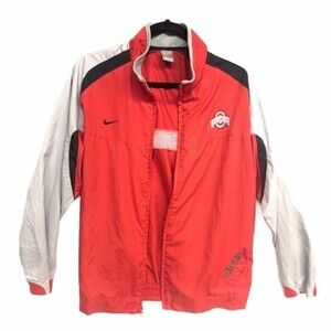 NIKE | red vintage women’s Ohio state jacket